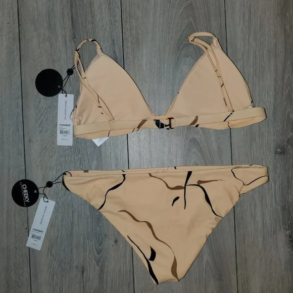 Amuse Society Cheeky Sz L Two Piece Swimwear - Picture 6 of 10